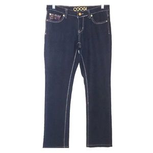 Coogi Darkwash Bootcut Jeans,‎ 5/6, NWOT